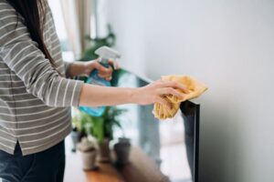 Can I Clean My TV With Windex